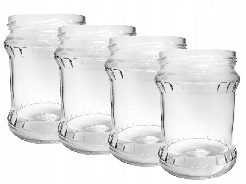 

Słoik szklany 500ml/12szt atest Pzh bez zakrętki
