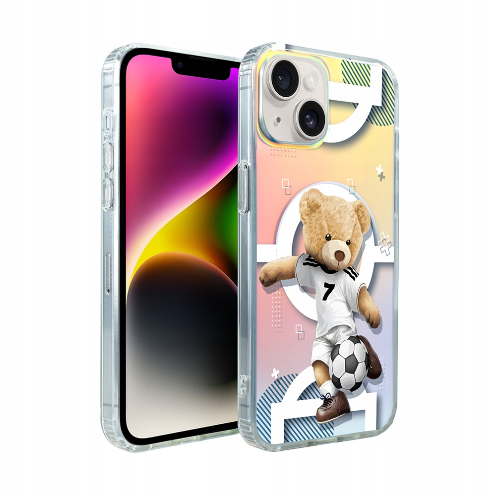 Pouzdro pro iPhone 14 Ibizu s MagSafe, měnící barvu, fotbal