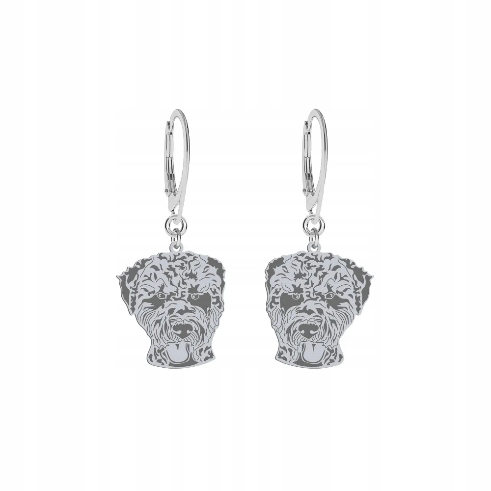 Stříbrné Náušnice se psem Romský pes 925 Šperky Dárek Gravírování Bonus