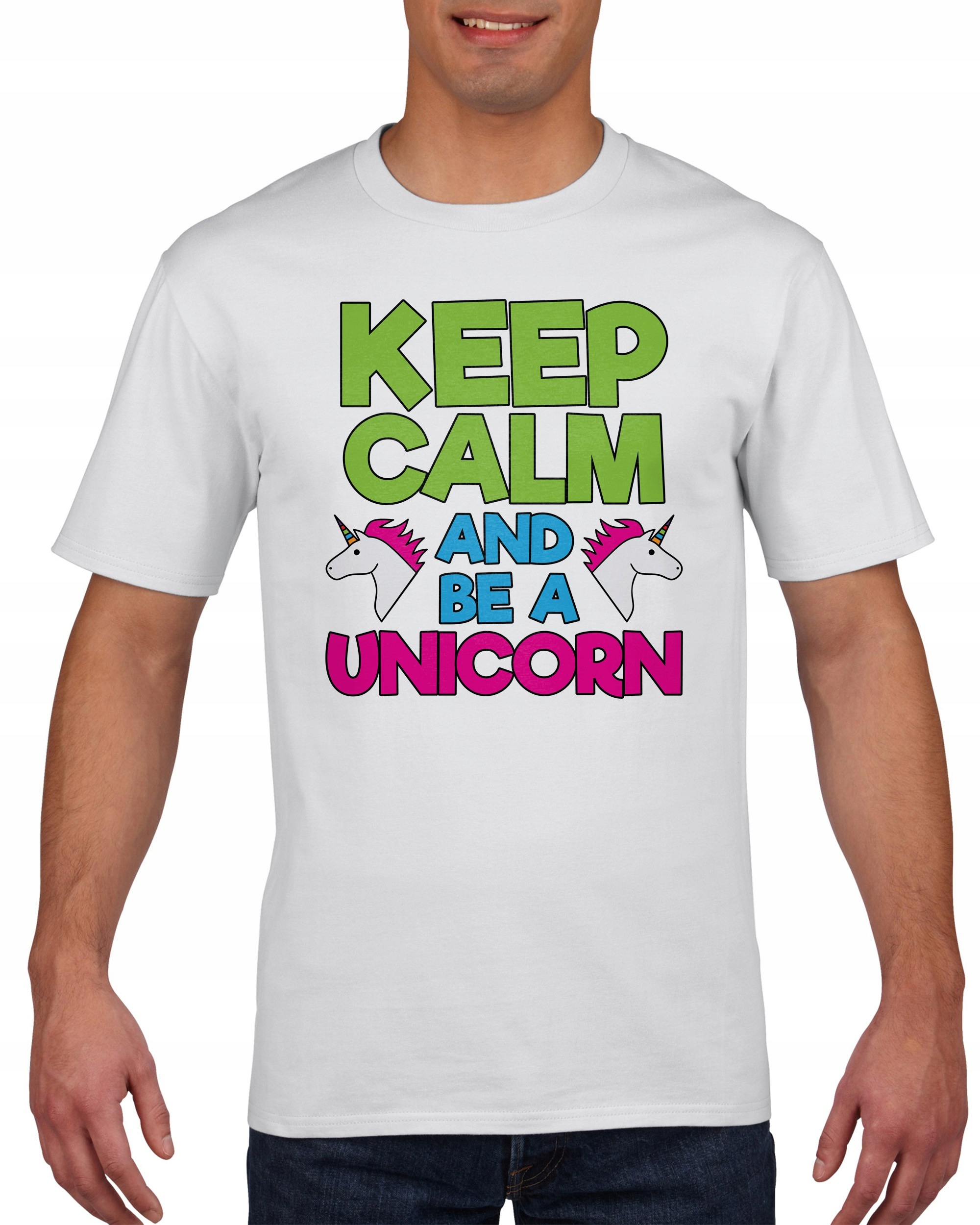 

Koszulka meska Jednorozec Unicorn Keep Calm S