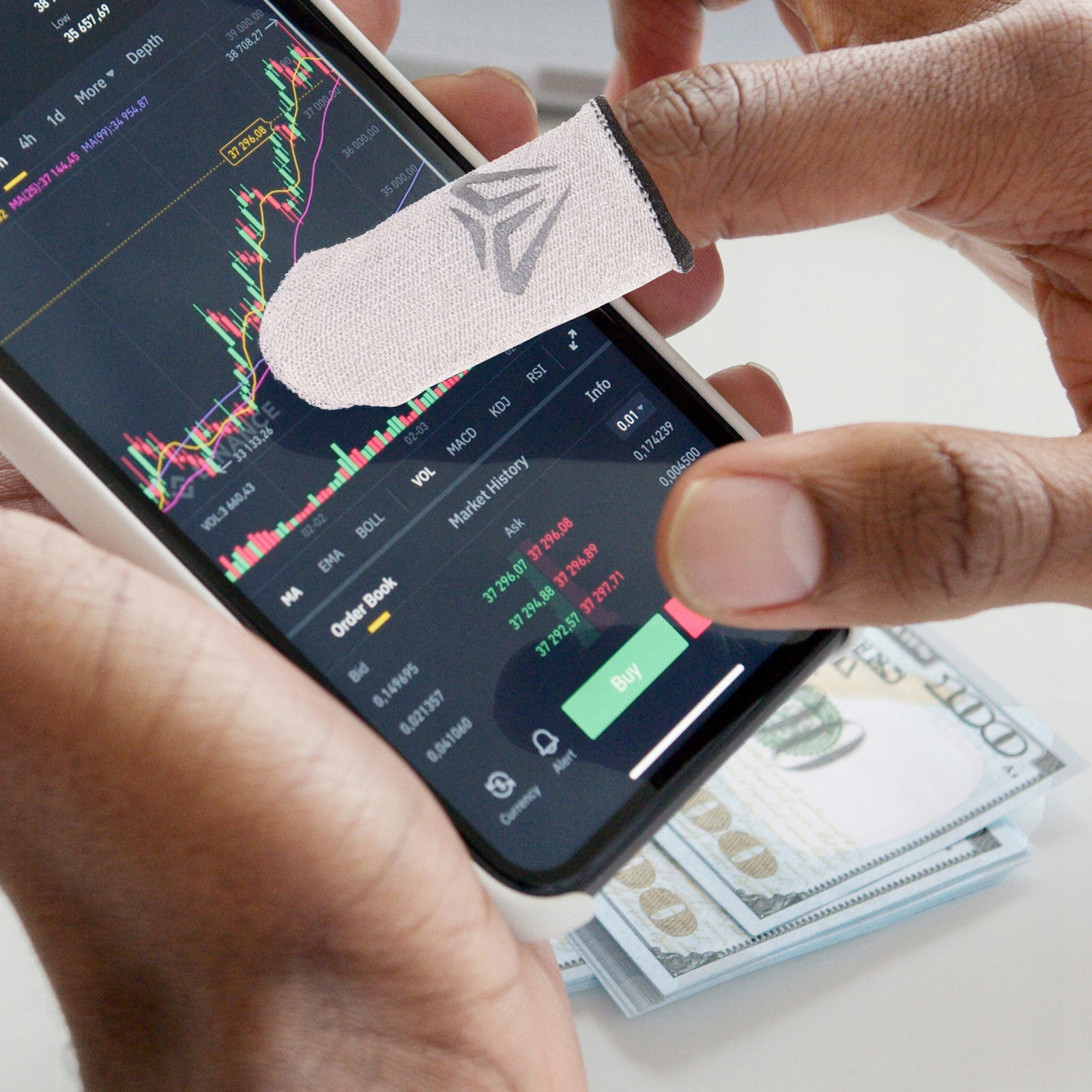 GAMINGOWE NAKŁADKI NA Kciuki, ANTYPOŚLIZGOWE Elementy zestawu inny