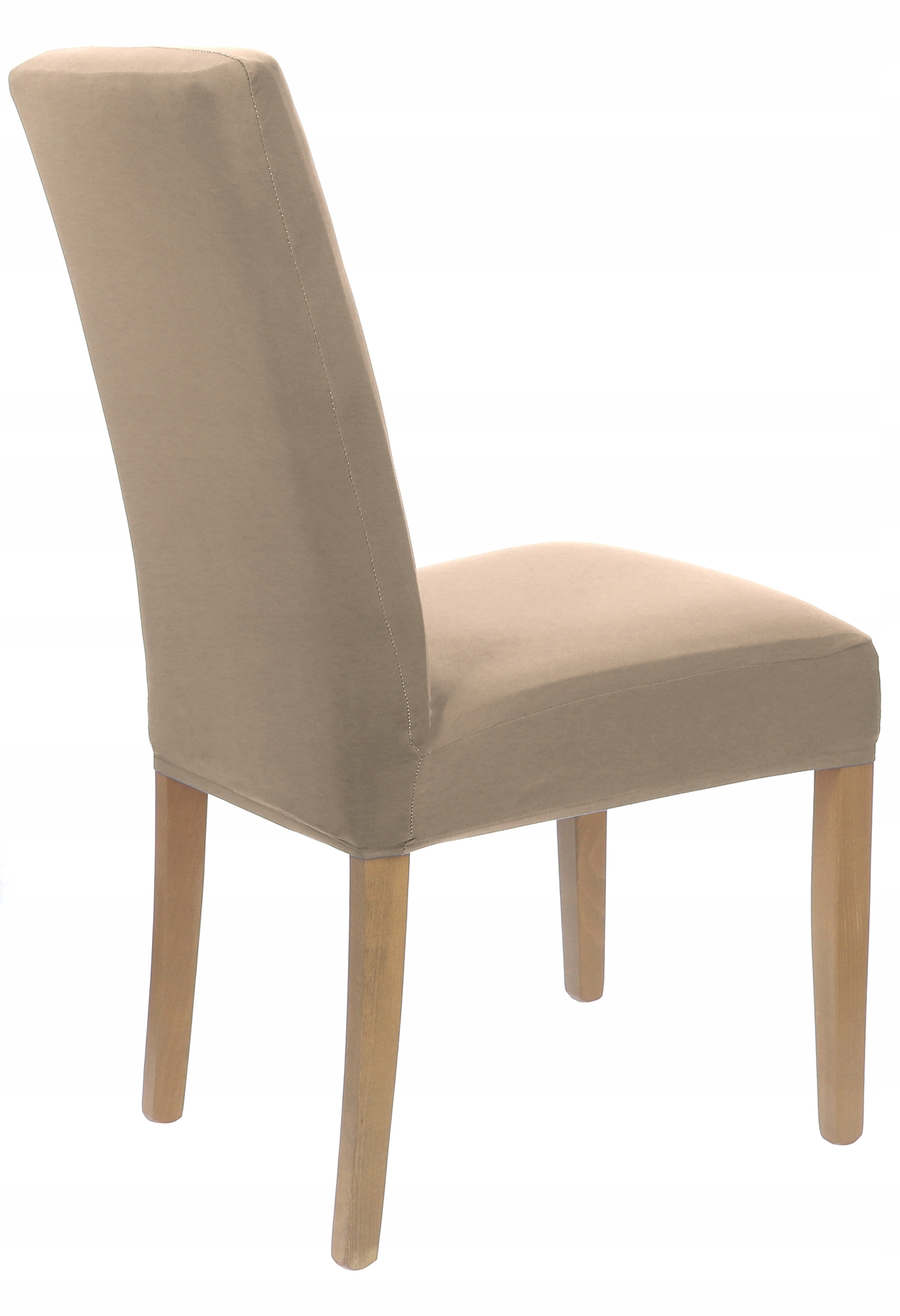 ZESTAW 6 SZT. POKROWCE POKROWIEC NA KRZESŁO BEŻOWY ELASTYCZNY UNIWERSALNY Kolor dominujący beże i brązy