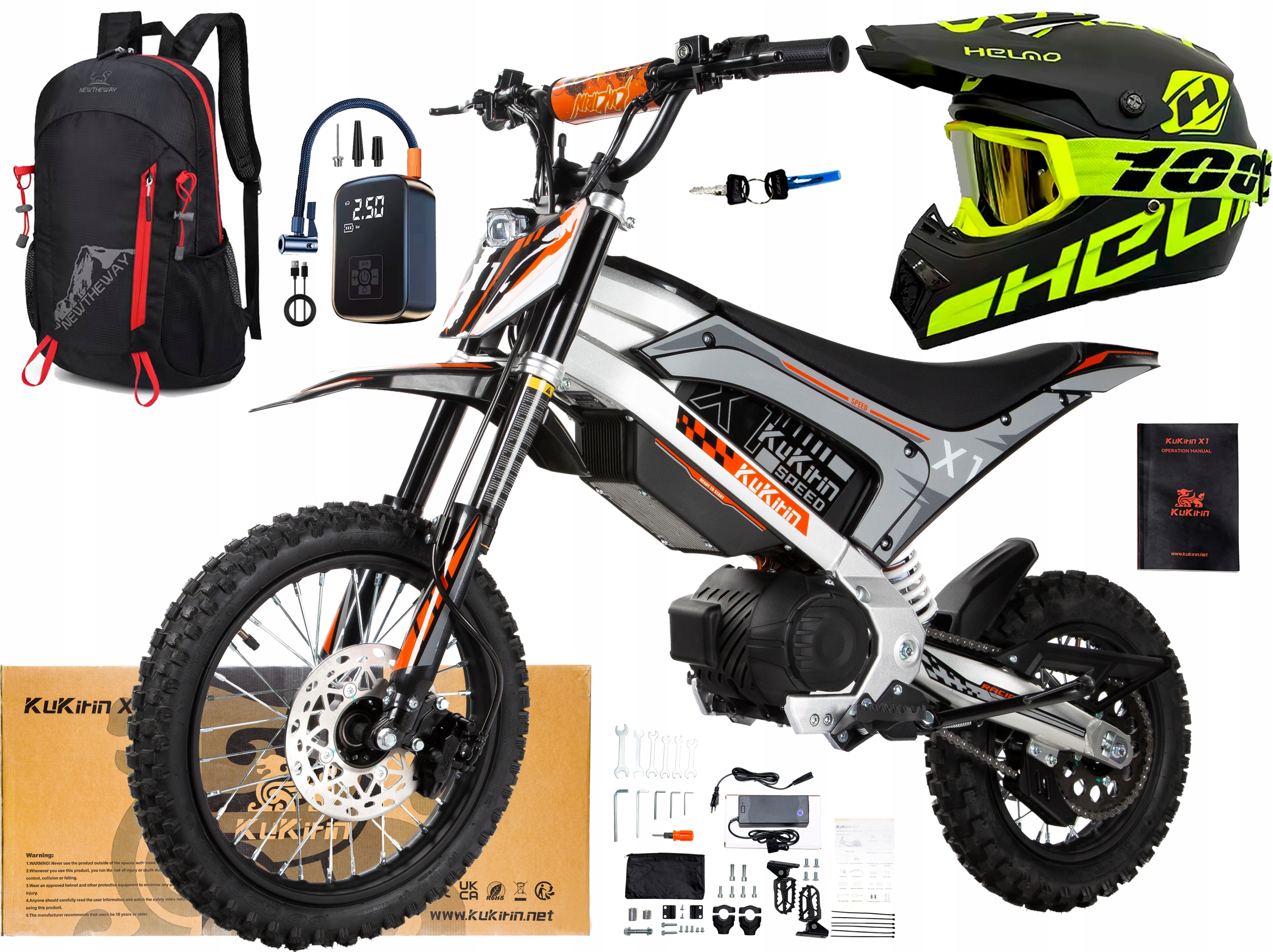 Kukirin X1 Pojazdy Elektryczne Terenowe 1000W 48V 20.8Ah 50KM/H +Prezent