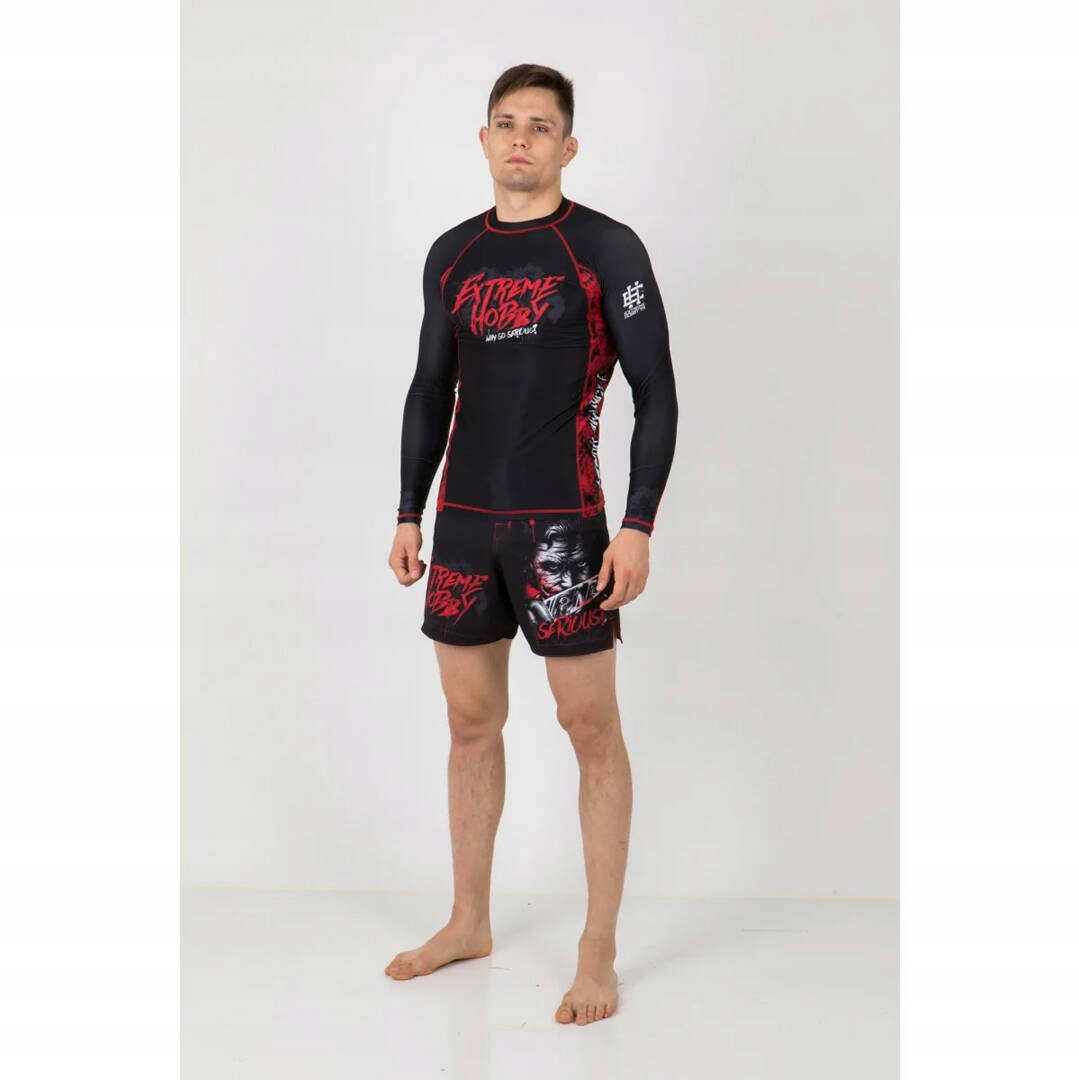 Rashguard z długim rękawem męski Extreme Hobby Why So Serious r. XL Rozmiar XL