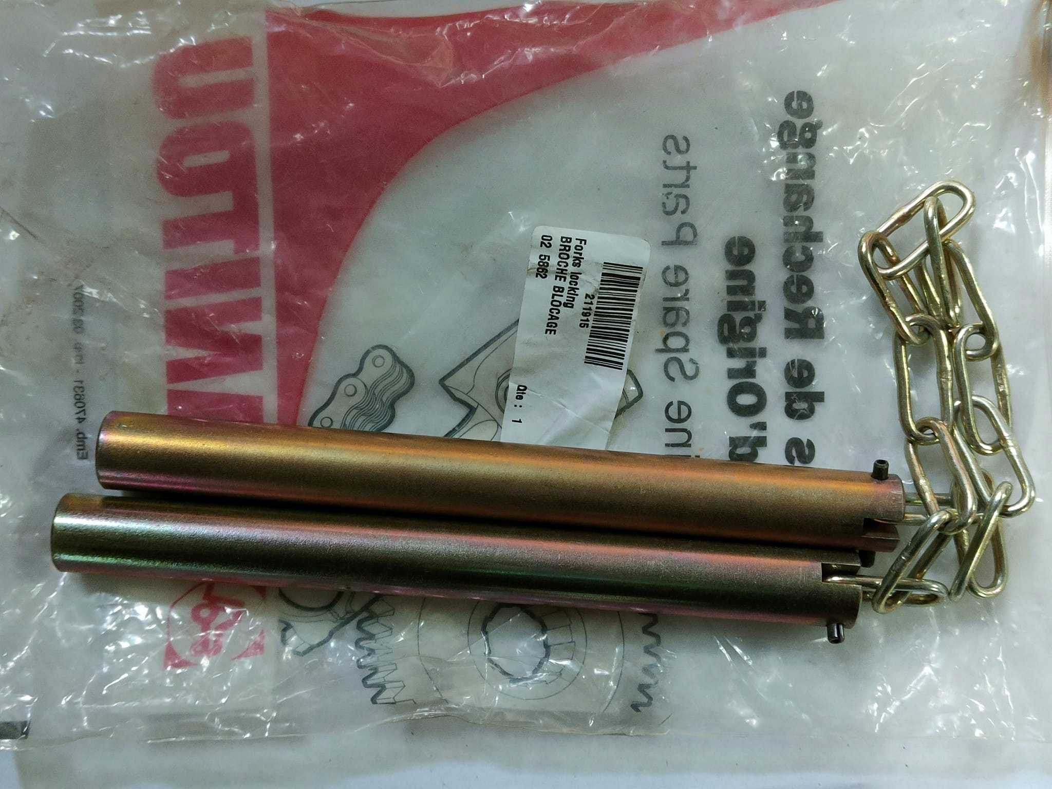 211915 набір вилочних штифтів MANITOU-оригінал