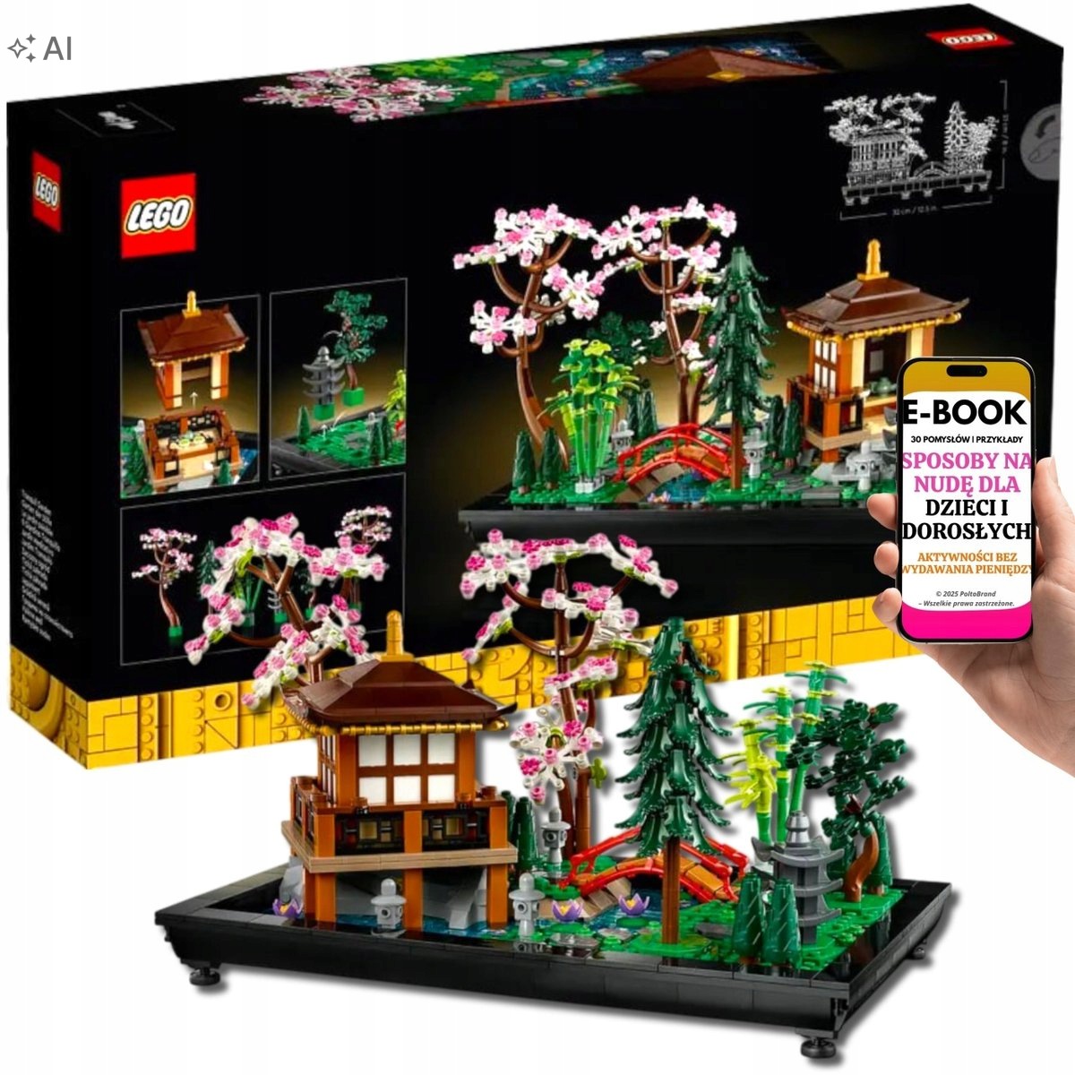 Lego Klocki Icons Zaciszny Ogród Relaksujący Dla Niej EBOOK-3