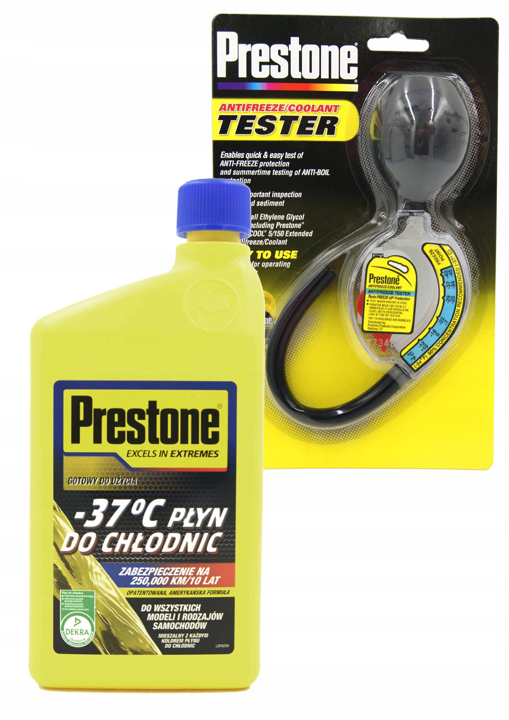 PRESTONE PŁYN DO CHŁODNIC + TESTER GLIKOMETR
