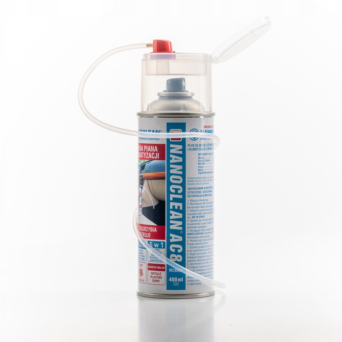 Nanoclean AC8 odgrzybiacz biobójczy 5w1 atest PZH Producent Nanoclean