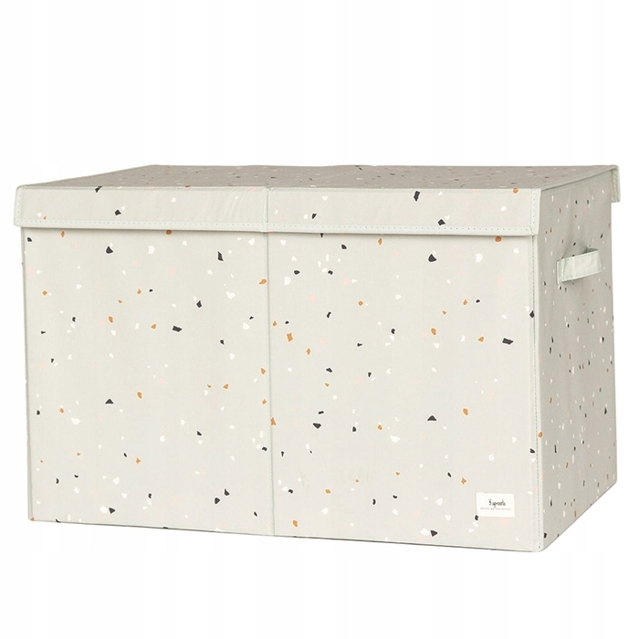3 Sprouts Pudełko Zamykane Recycled Terrazzo Green