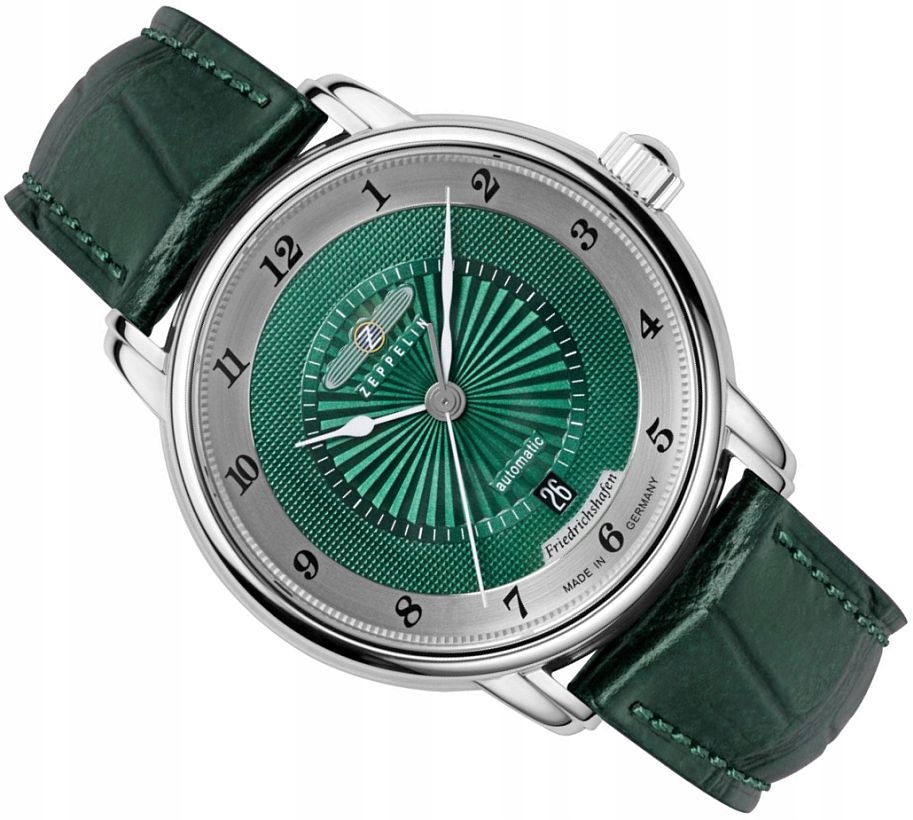 Automatické Pánské Hodinky Zeppelin 8556-2 Premium S Datem Sellita Ø40 mm