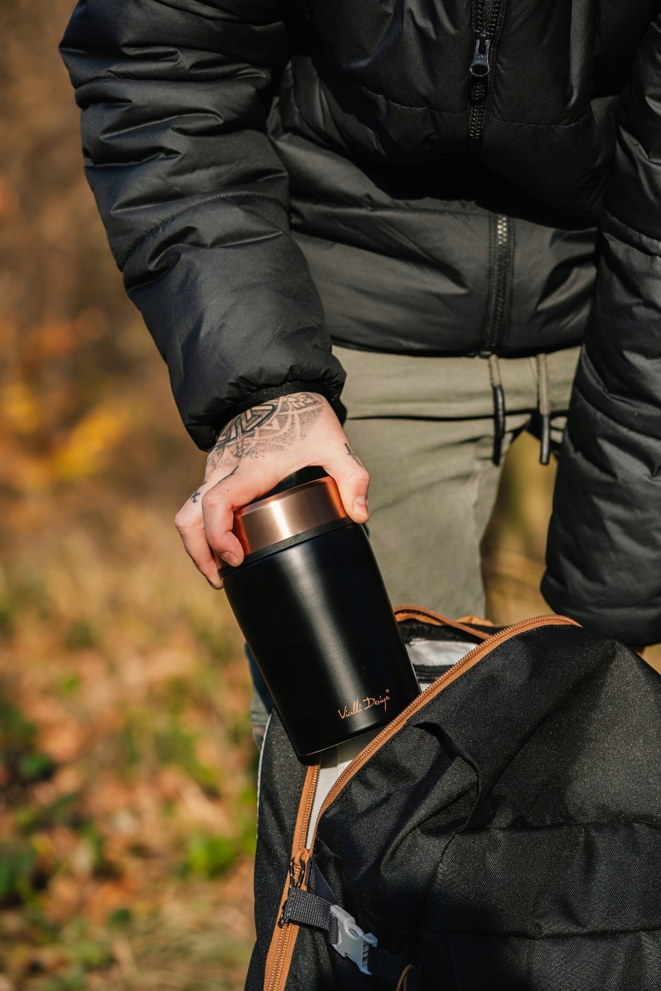 ZESTAW NA GORĄCE POSIŁKI I NAPOJE KUBEK TERMICZNY PRÓŻNIOWY TERMOS OBIADOWY EAN (GTIN) 6497078081101