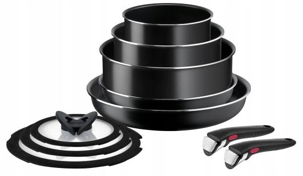 

Tefal Ingenio Garnki Patelnie Zestaw Easy 10CZ Gaz