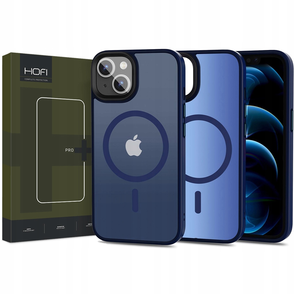 

Matowe Etui Case Magsafe Na Iphone 13 Navy Szkło