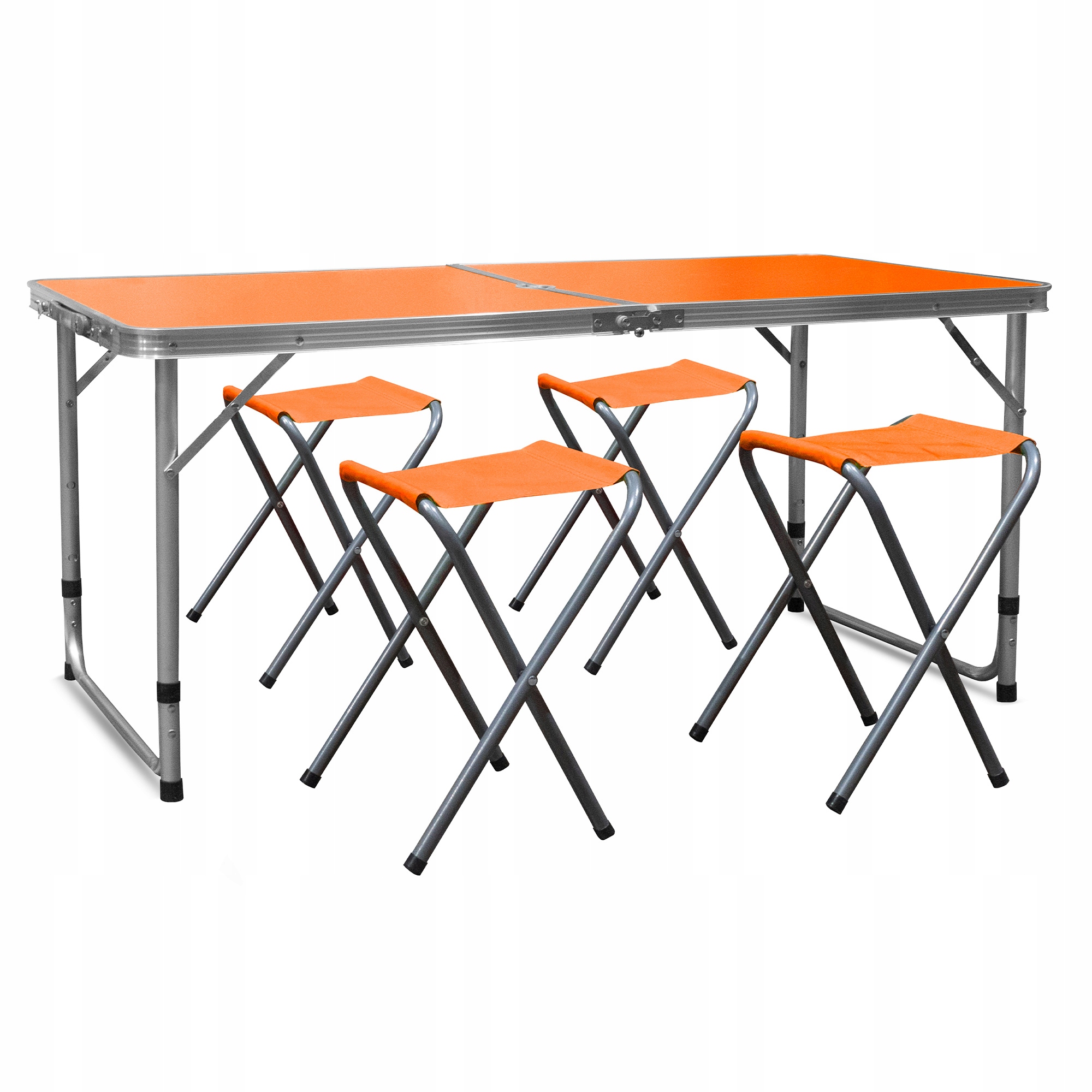 Aga Kempingový skládací set Oranžový