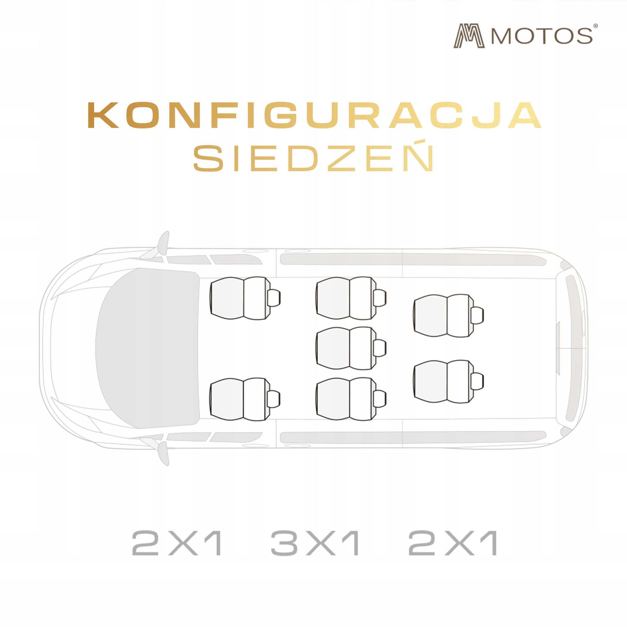 Pokrowiec do Volkswagen Sharan II 2010-2022 7 osobowy Producent Auto-dekor