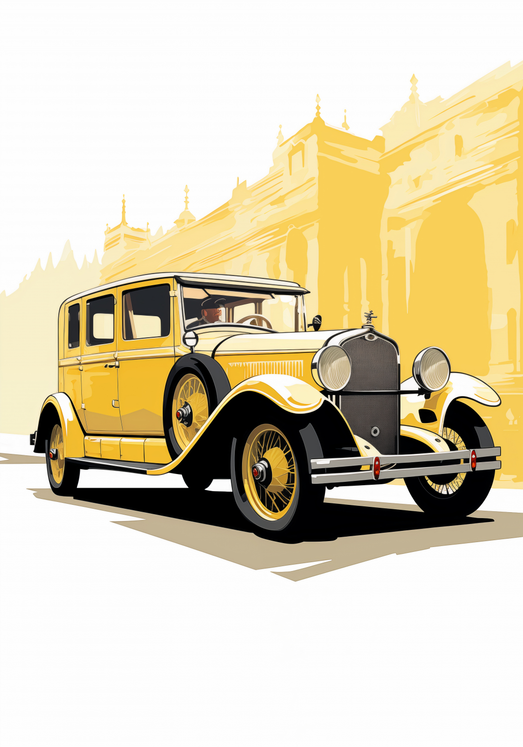 Plakát 70x100 cm Klasika automobilového průmyslu
