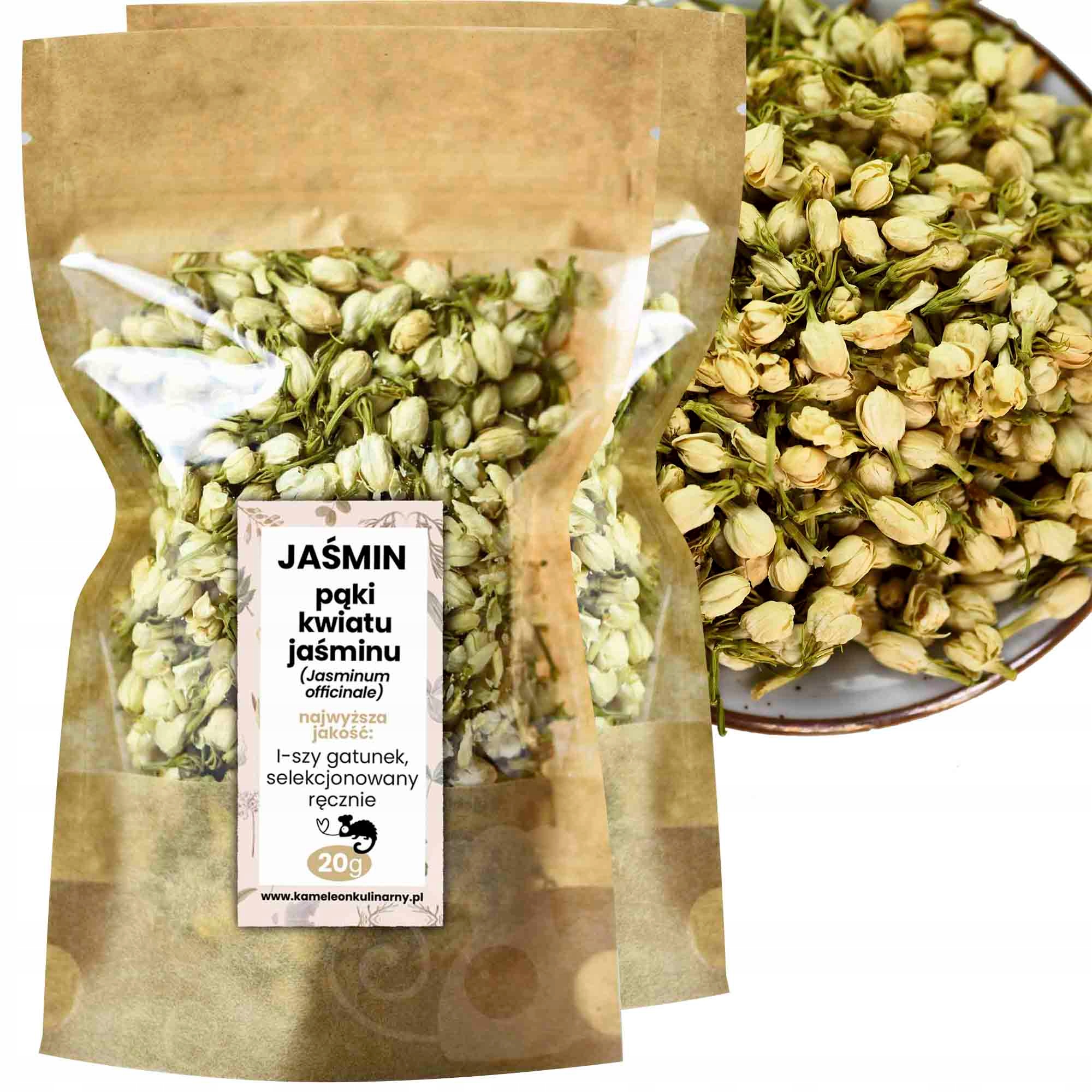 

Jaśmin Jasminum suszone pączki kwiatów I.gat 20g