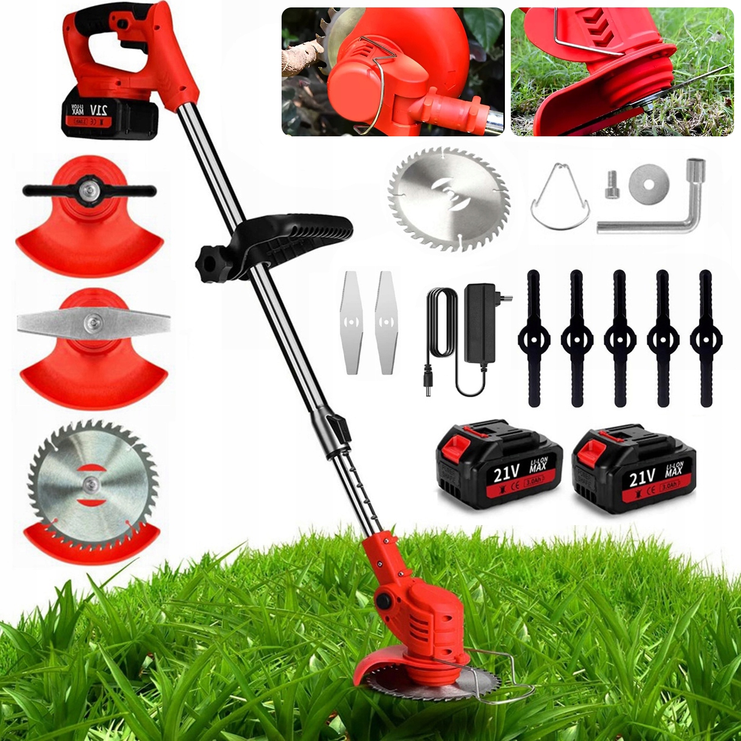 Elektrická Akumulátorová Sekačka Na Trávu Trávy