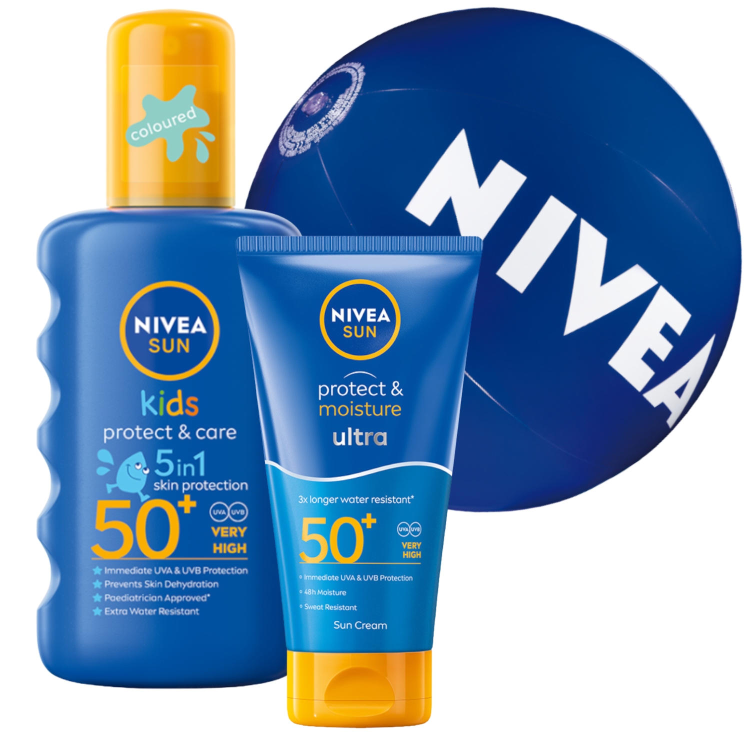 Nivea Sun Balzám na opalování SPF50+ Kids Sprej SPF50+ Ochranný +dárek
