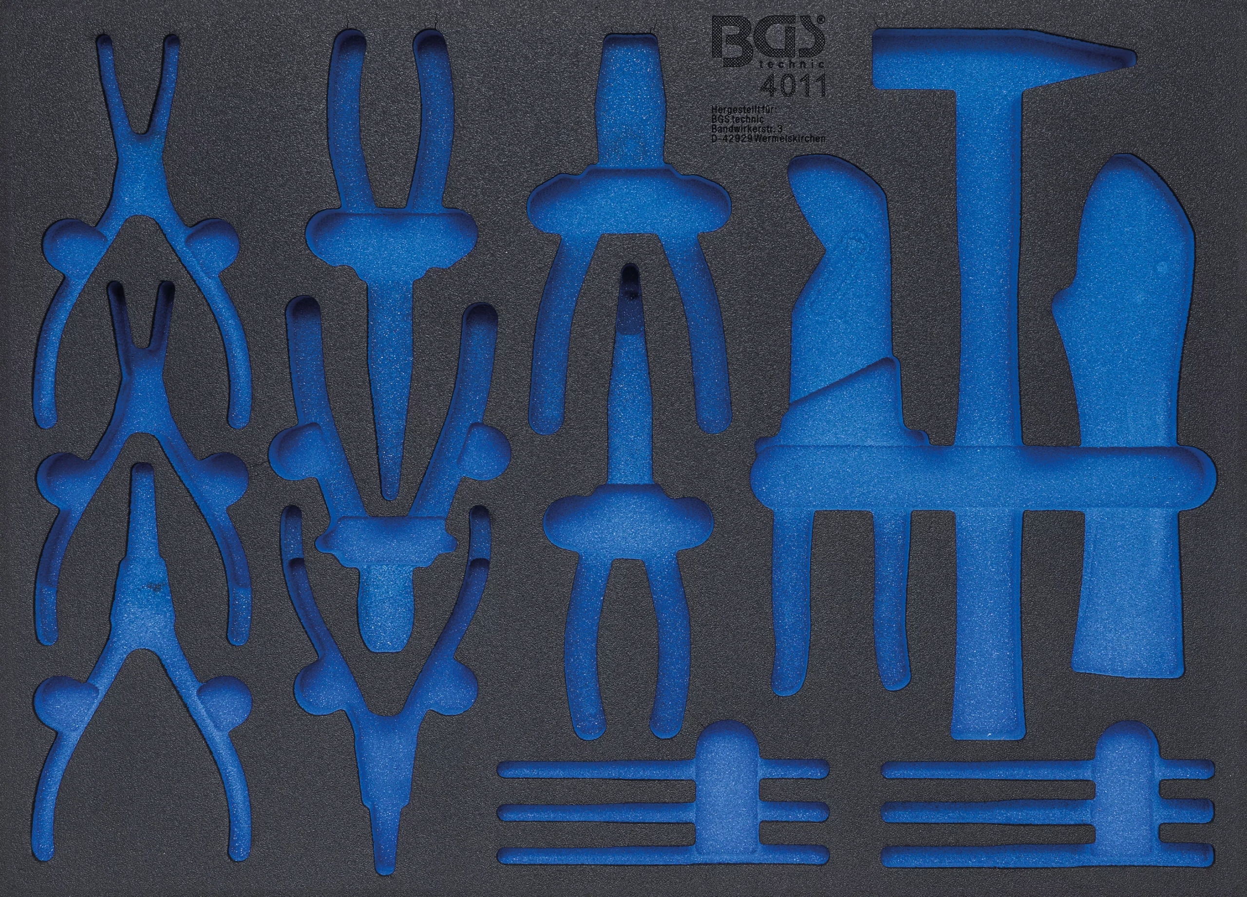 Vložka do zásuvky 3/3 prázdná pro Bgs 4011, Bgs 4011-5