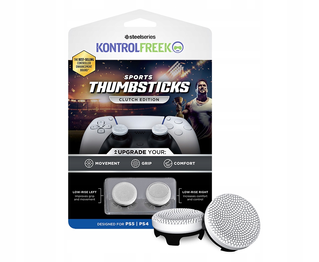 KontrolFreek Sports - Clutch Clear/Black PS5