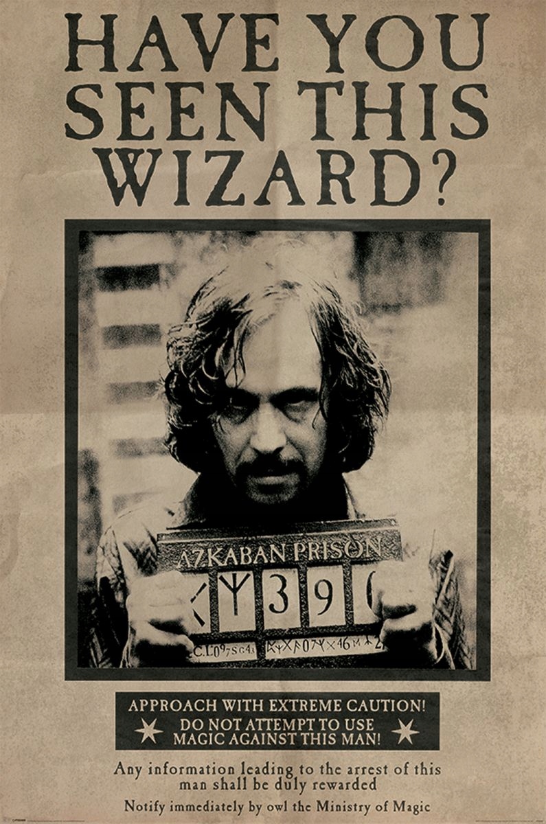 

Harry Potter Syriusz Black Wanted plakat 61x91,5cm