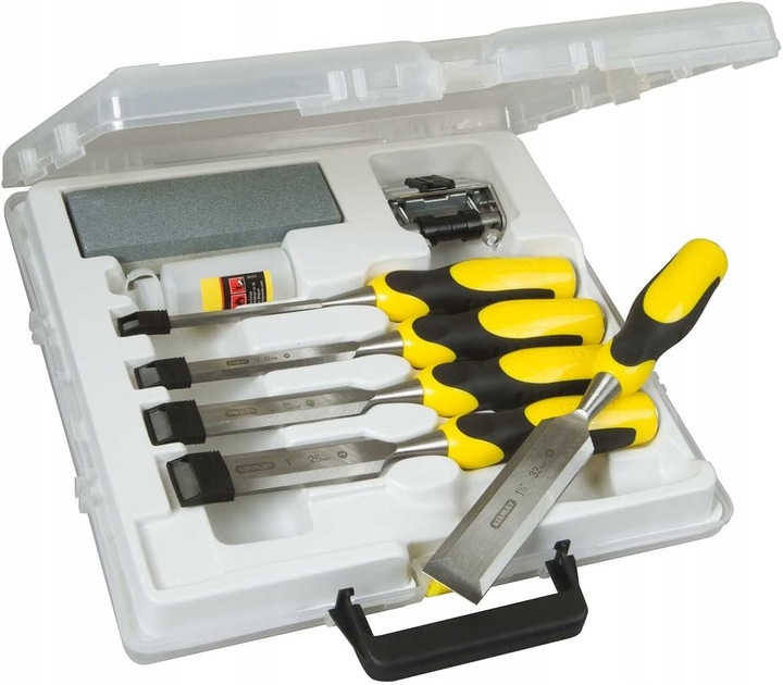 Stanley Dynagrip Zestaw Dłut Do Drewna Dłuta 9 El. 6-32MM Walizka