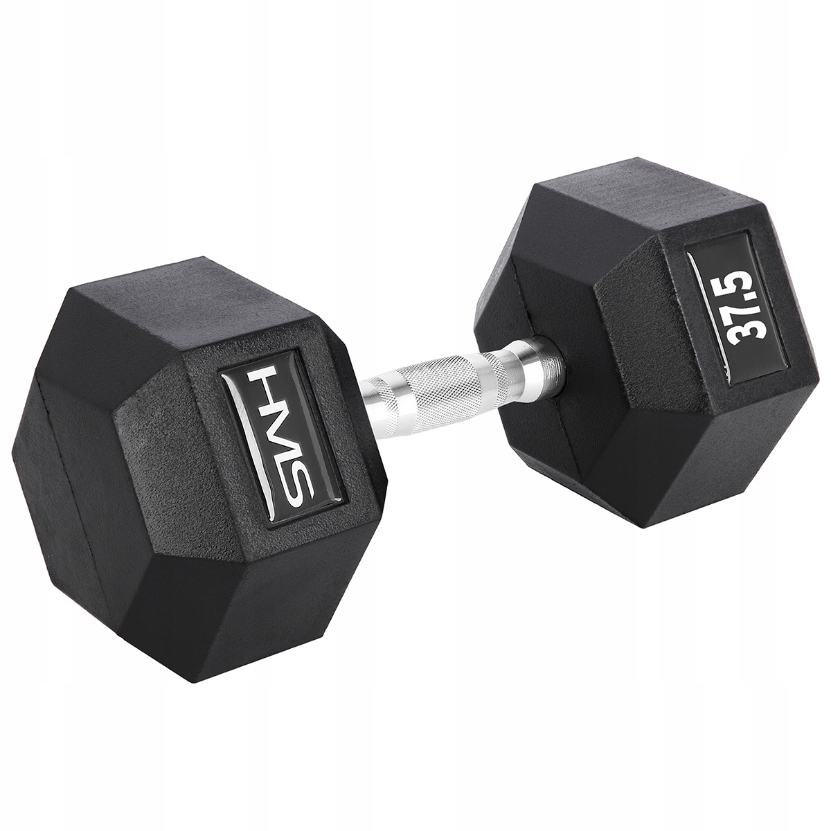 HANTLA HANTELKA GUMOWA HMS HEX PRO 37,5 KG TRENING SIŁOWNIA SPORT EAN (GTIN) 5907695518191