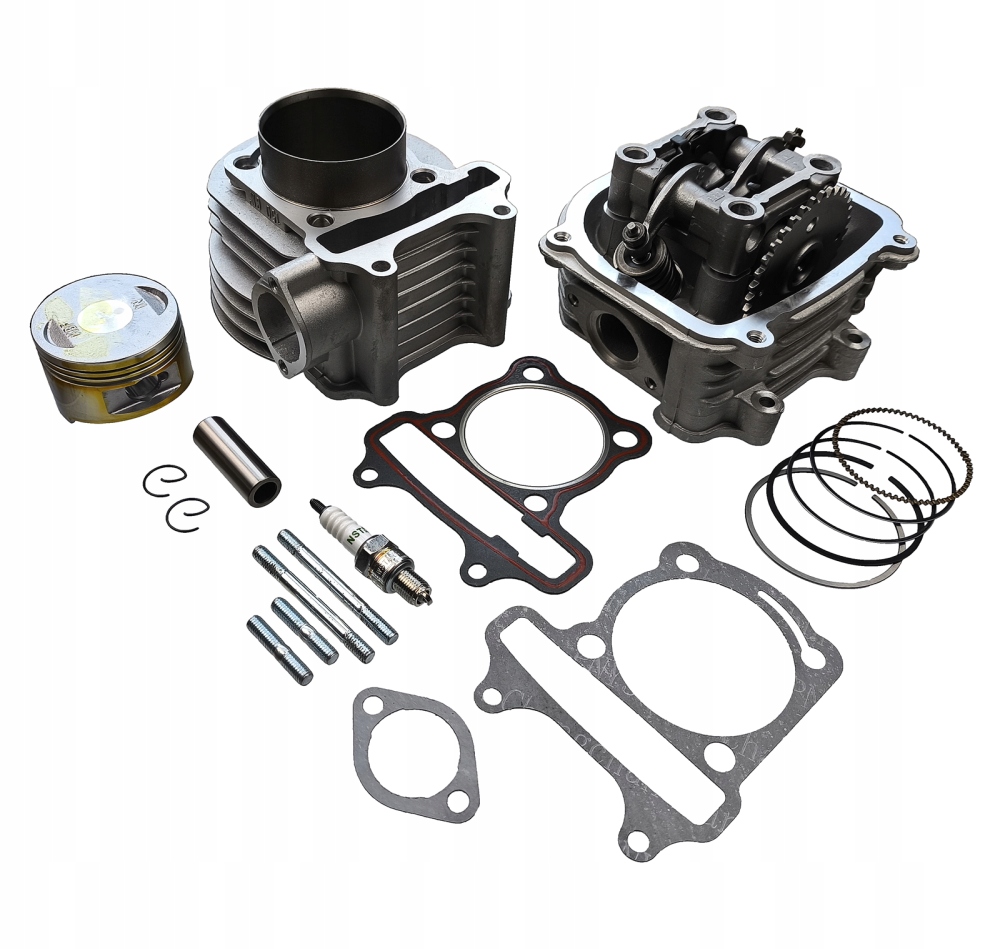 Atv 150 diablo fuxin Bashan Głowica Cylinder Tłok 57,4 komplet