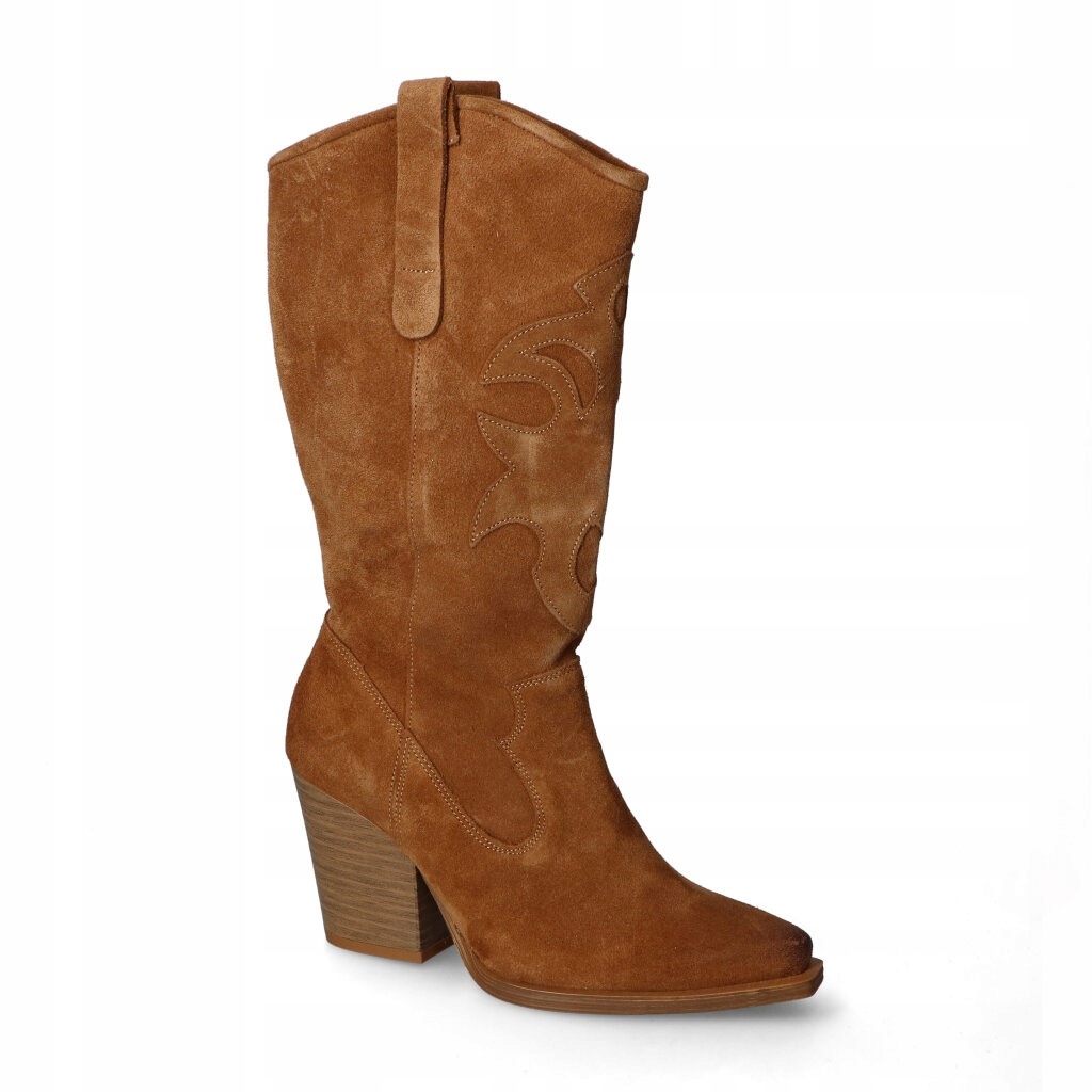 Kotníkové Boty Damiss DS-304 Koniak velur 37