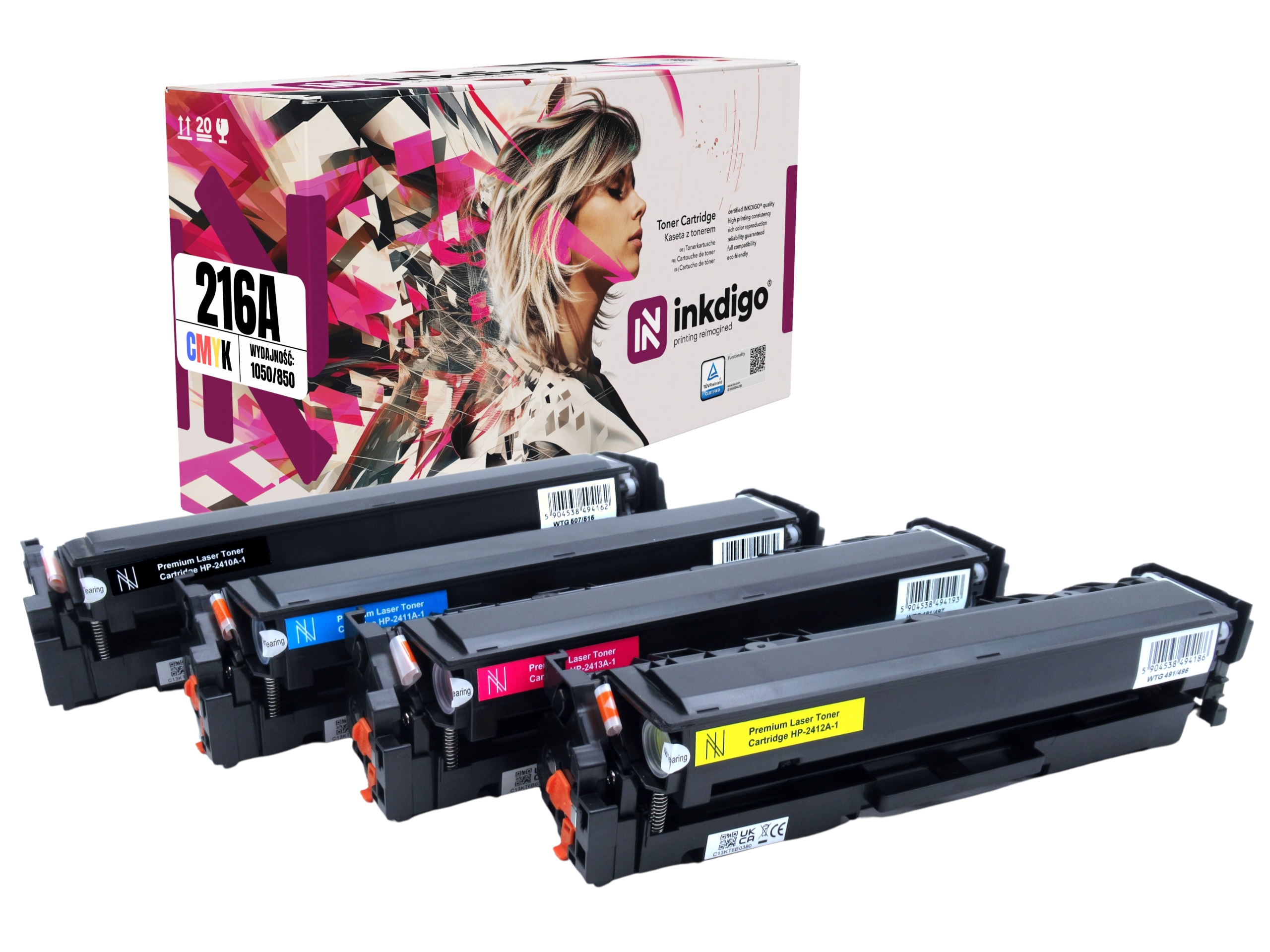 4x Toner Pro Hp Laserjet M155nw M182n M182nw M183fw