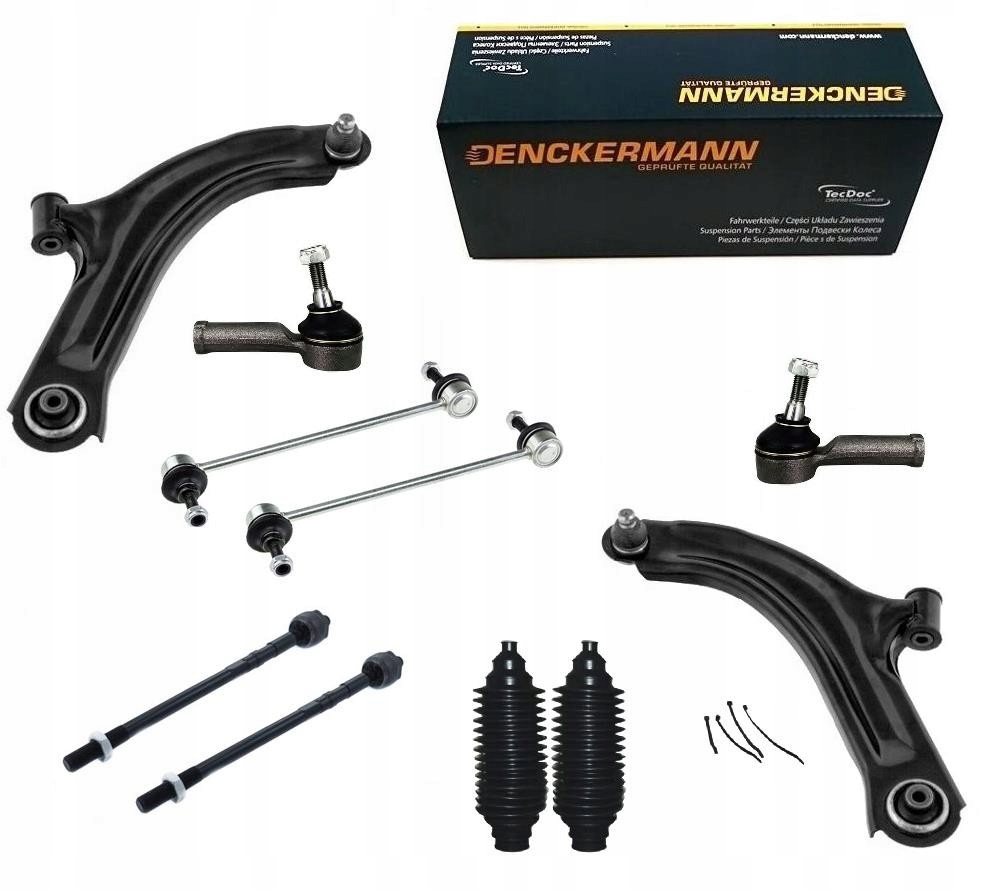 Ramena Tyč Koncovky Spojky Krytu Renault Clio III Modus Přední Sada