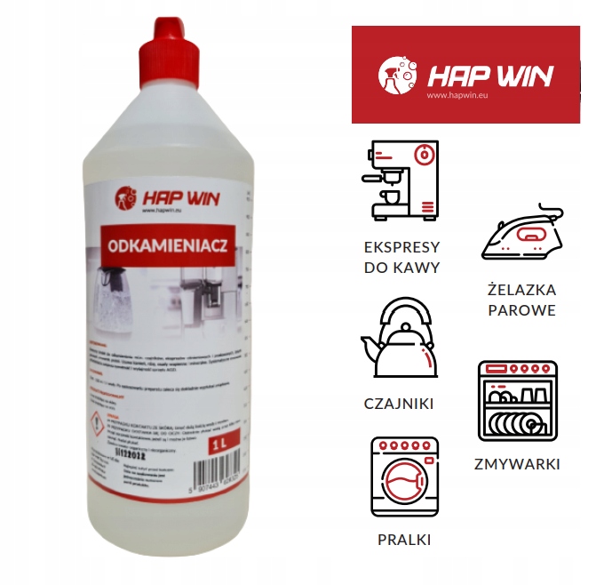 

Hap Win Odkamieniacz Do Ekspresów Czajników 1L