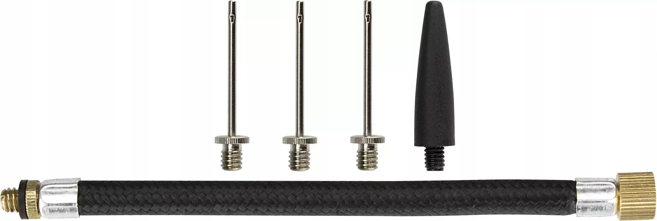 Pompka do piłki z wężykiem igłą ręczna dwustronna Double Action AVENTO Rodzaj ręczne