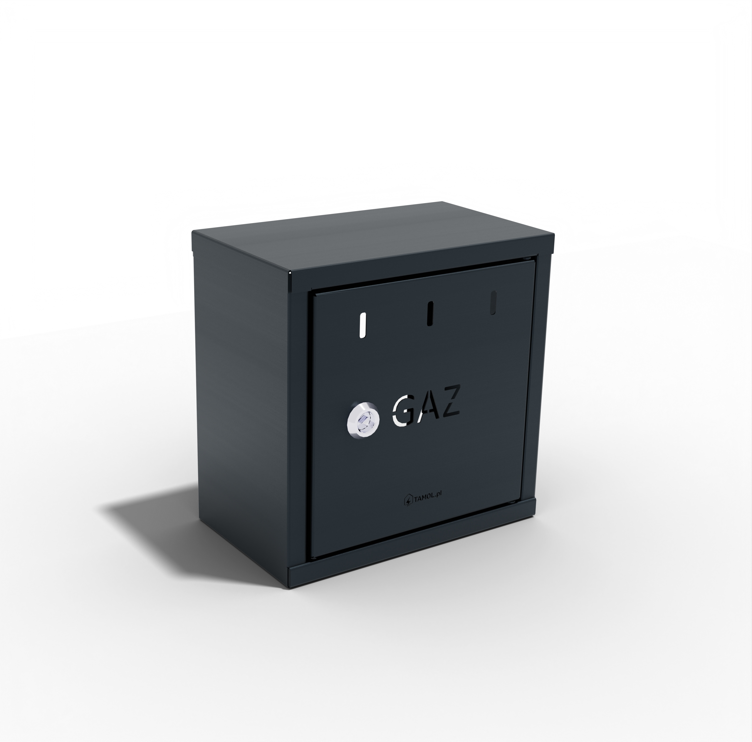 Szafka,skrzynka na zawór gazowy 25x25x15 Antracyt