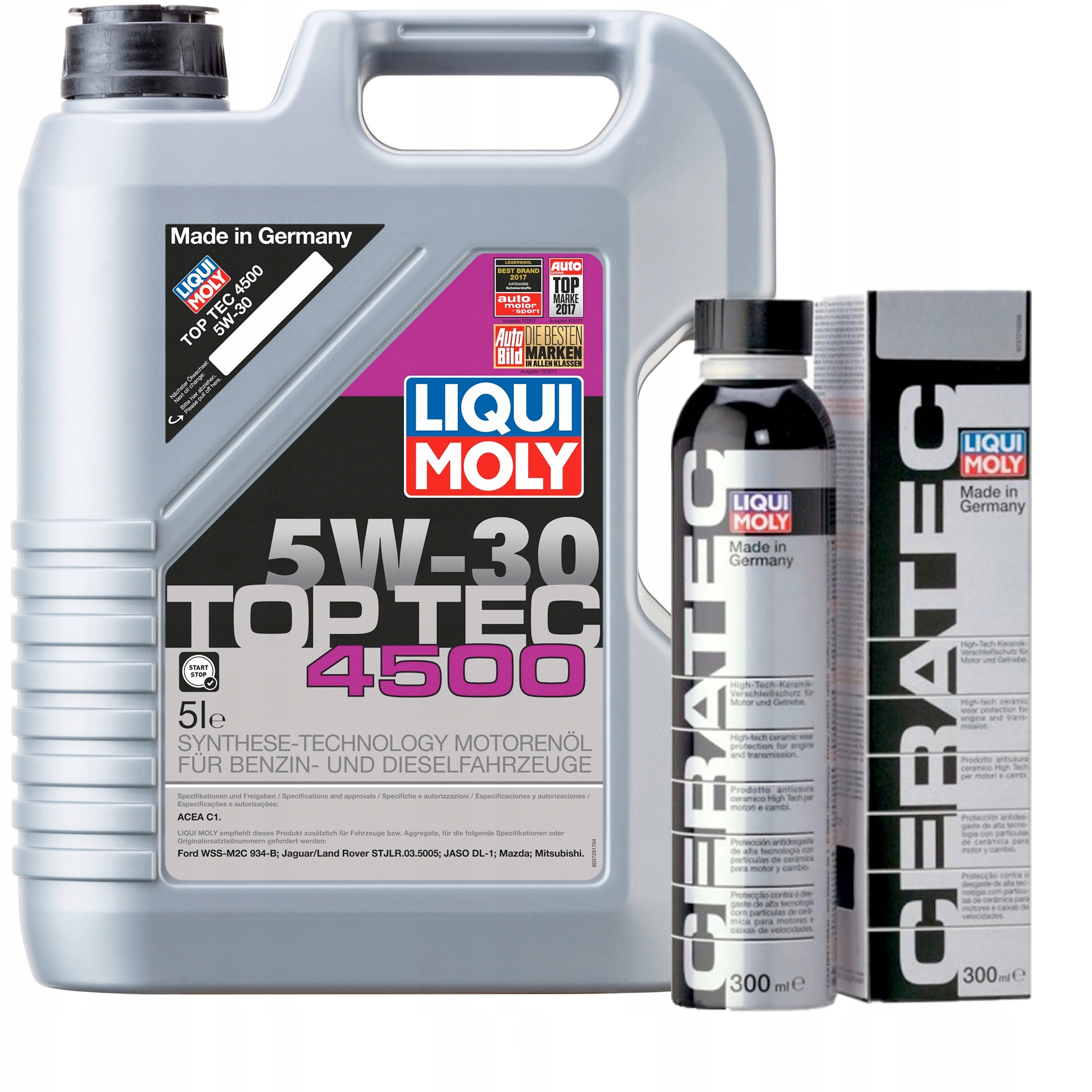 Liqui Moly LM2318 TopTec 4500 5W30 5L + Cera Tec