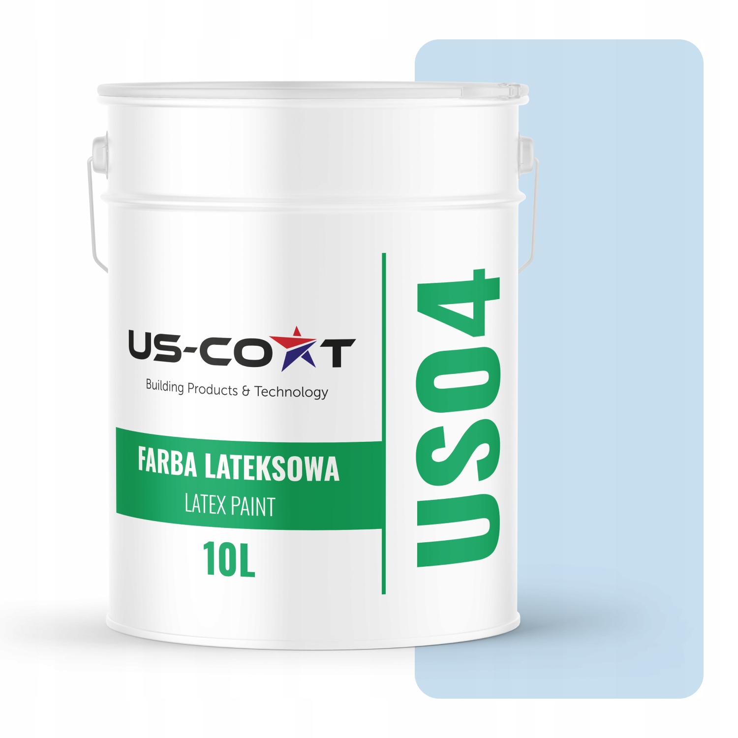 Latexová Farba Na Stenu Farba Modrá H0169 10L Hlboká Matná Na Stropné Steny