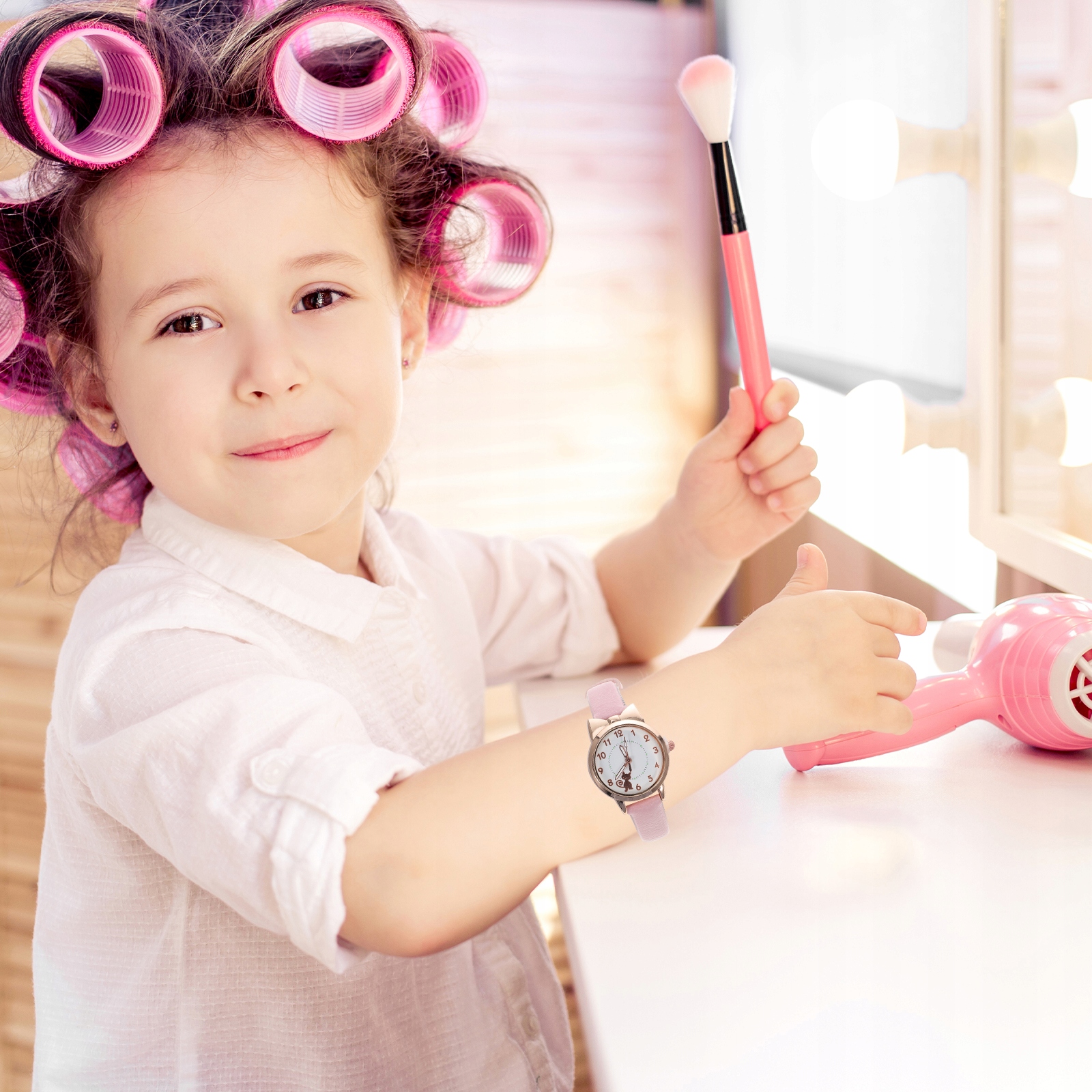 1PC ZEGAREK DLA DZIECI DZIEWCZYNY ZEGAREK Styl inny