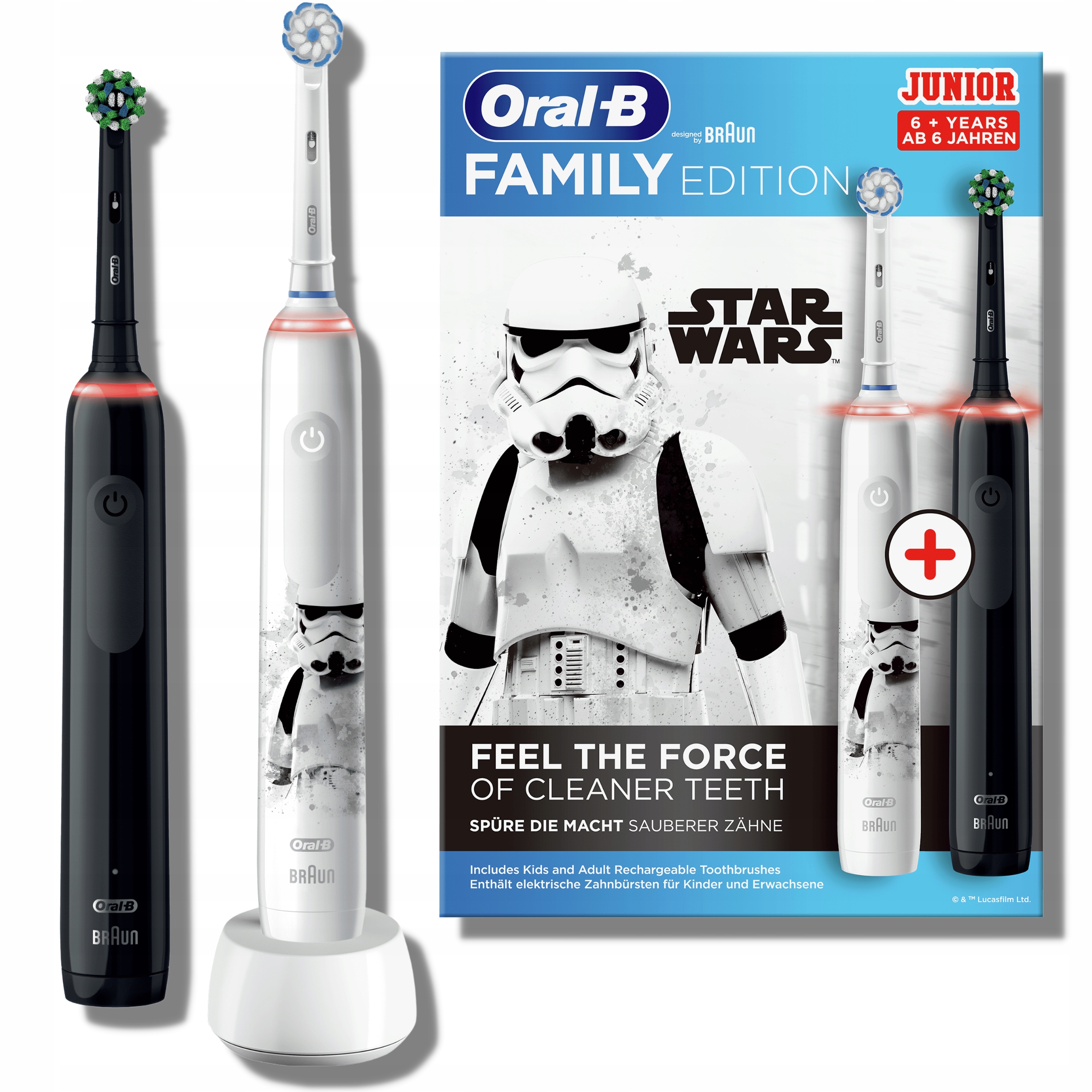 

2 Szczoteczki Elektryczne do Zębów Oral-B Pro 3000