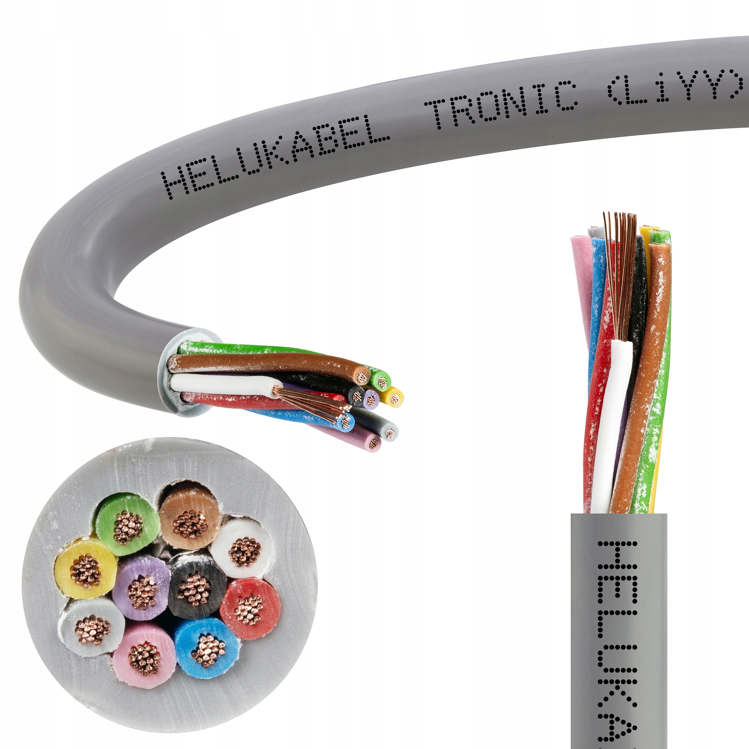 Kabel przewód LIYY 10x0,5 sterowniczy bez ekranu HELUKABEL Marka Helukabel