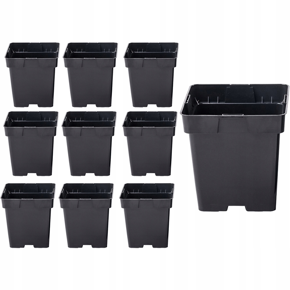 

Doniczki produkcyjne czarne 16 cm 3l 10 sztuk
