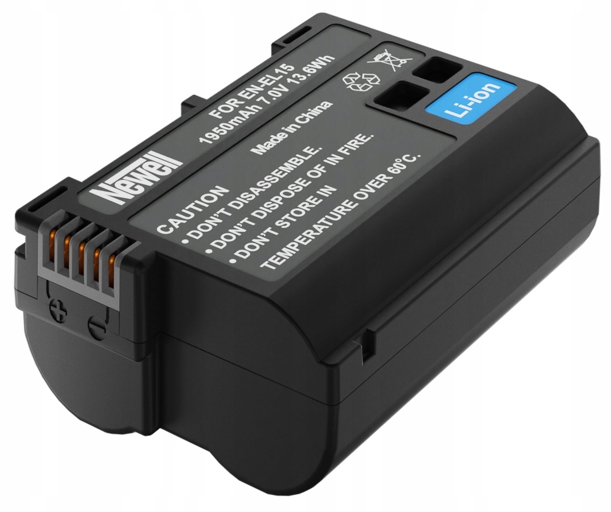 2 baterie NEWELL EN-EL15 do Nikon D7100 +ładowarka Technologia akumulatora litowo-jonowy (Li-Ion)