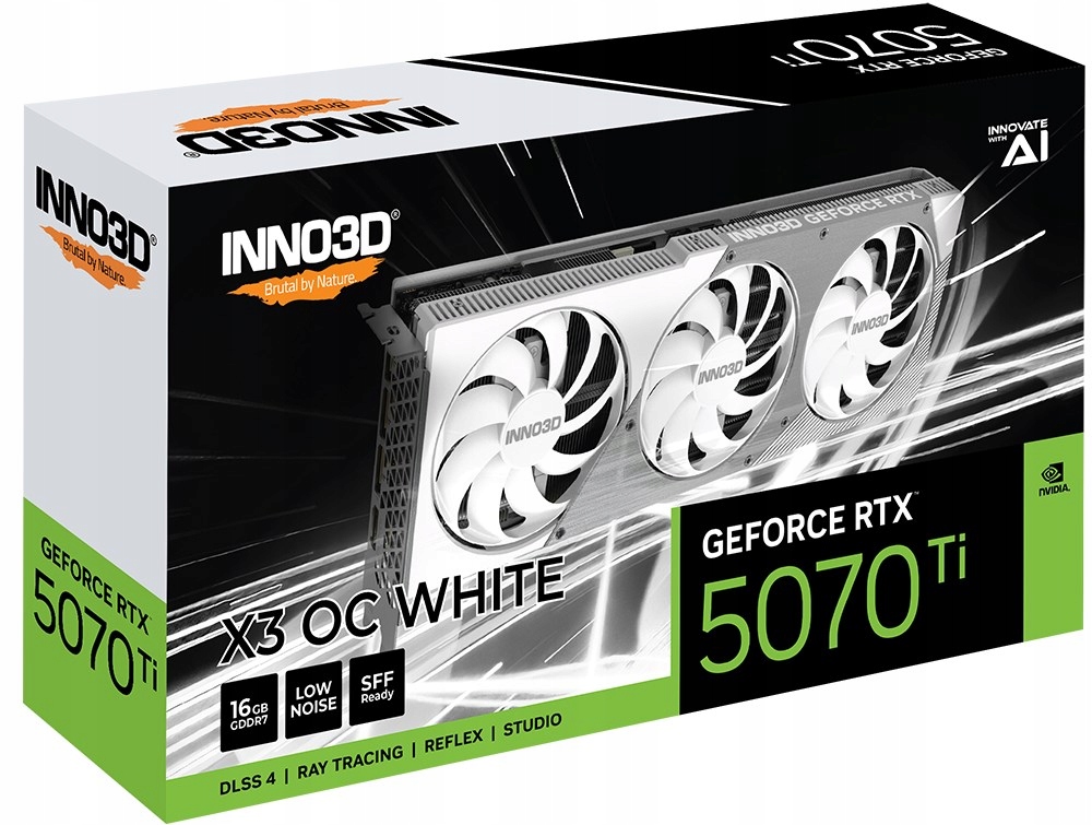 Karta graficzna Inno3D Rtx 5070 Ti X3 Oc White 16 Gb Dlss 4