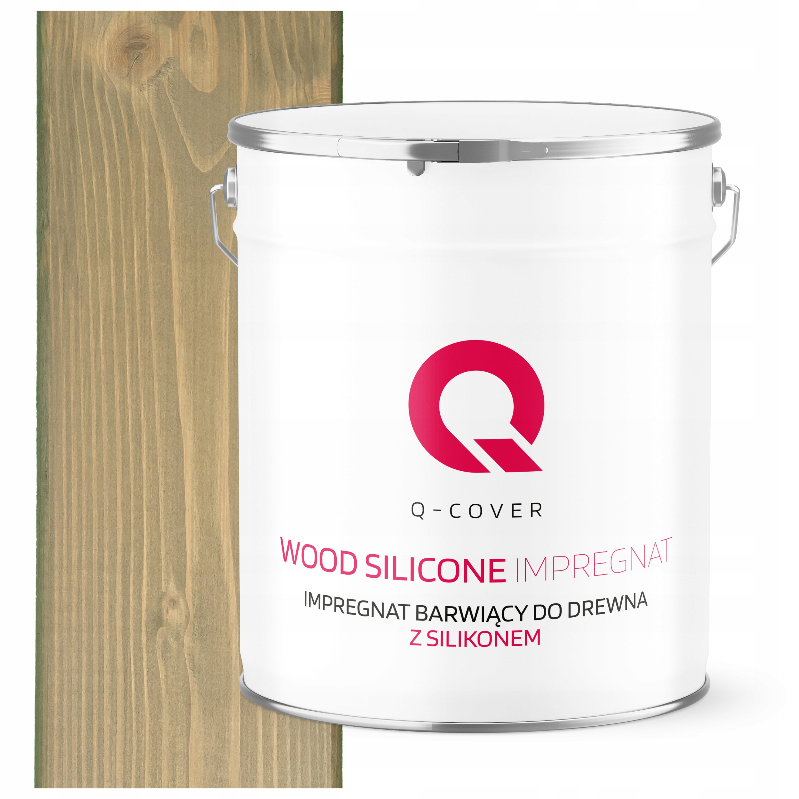 Impregnace Na Dřevo Extra Barva Se Silikonem Chránící Barvy Šedá A Žlutá 5L