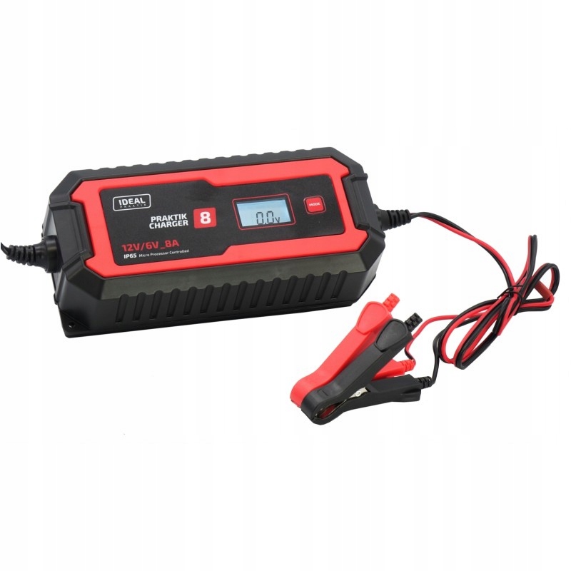 Inteligentný Usmerňovač Praktik Charger 8 LCD 6/12V