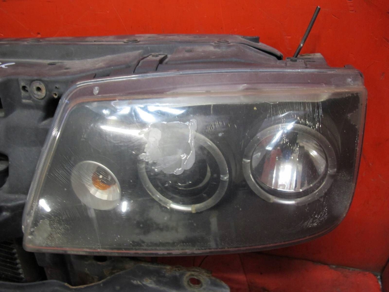 VW BORA support panel for radiators radiator fan light right left bumper support