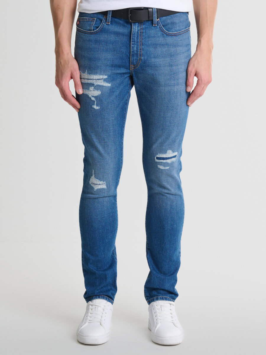 Big Star Jeansy Męskie Z Przetarciami Skinny Deric 247 W32 L32