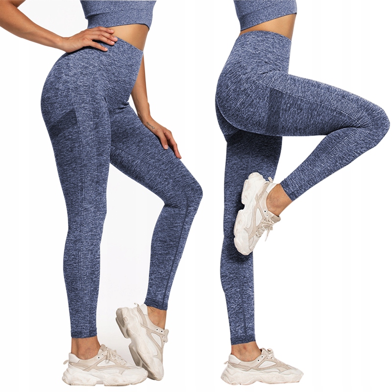 LEGINSY SPORTOWE BEZSZWOWE WYSOKI STAN FITNESS MODELUJĄCE NA SIŁOWNIE L EAN (GTIN) 5903816713070