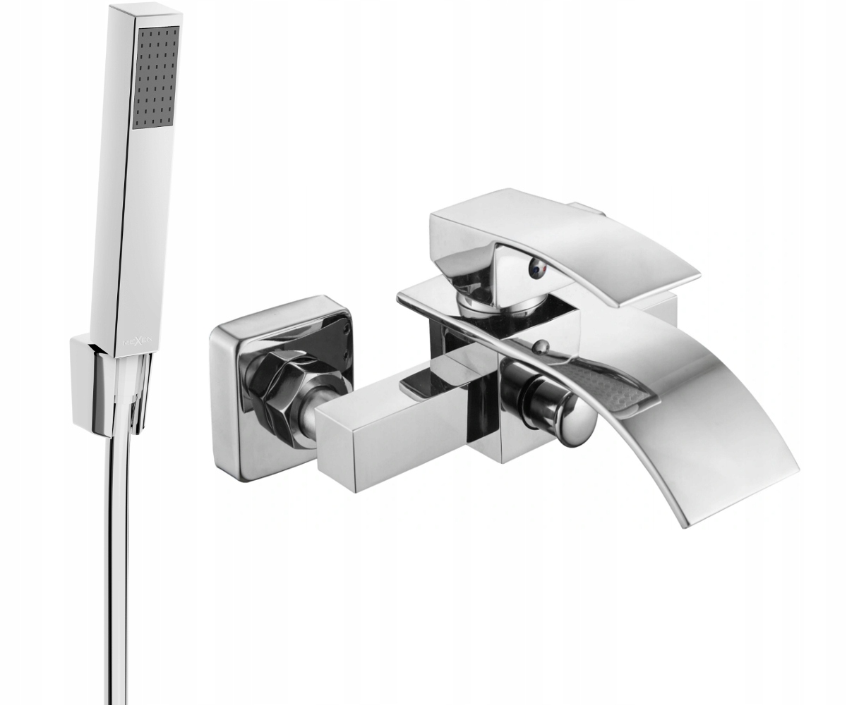 Mexen Aries R77 vanová baterie s chromovým sprchovým setem