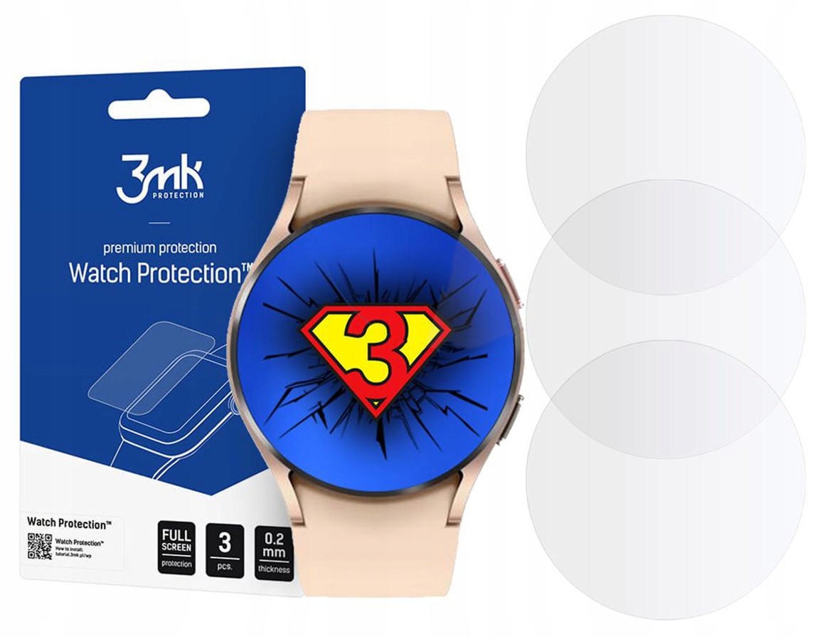 

Folia Szkło na Samsung Galaxy Watch 4 40mm 3mk